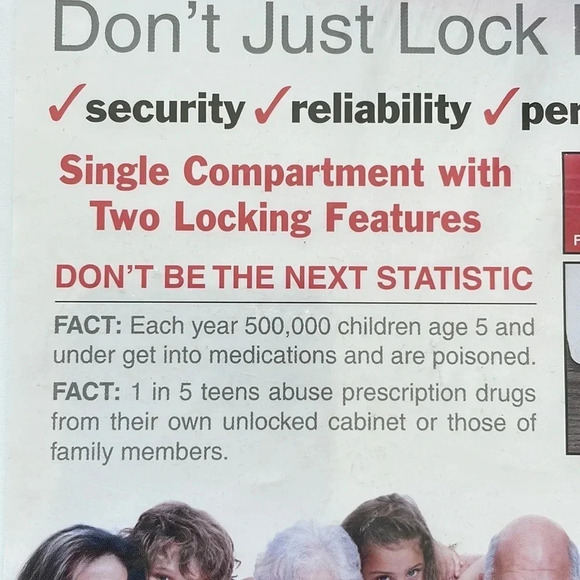 Scriptsafe Prescription Lock Up Box NEW Sealed - Picture 3 of 4